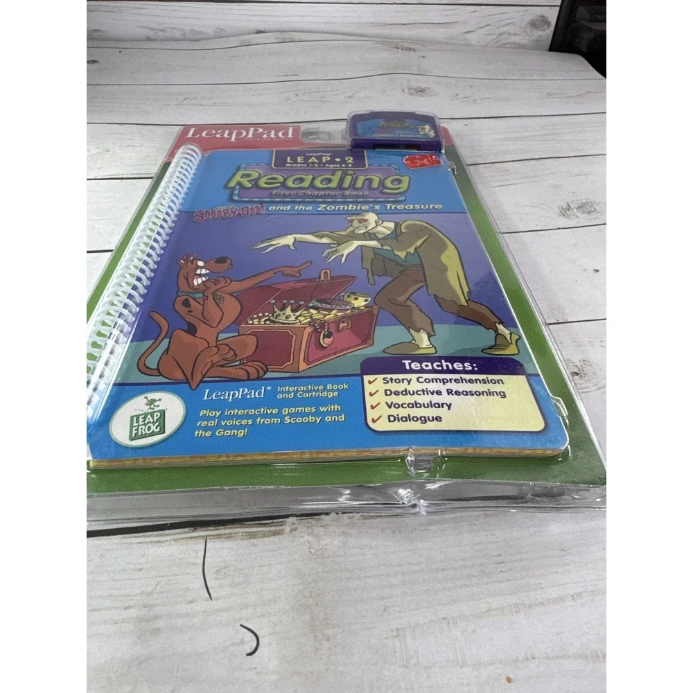NEW LeapPad Leap 2 Reading Scooby-Doo and the Zombie's Treasure Book & Cartridge